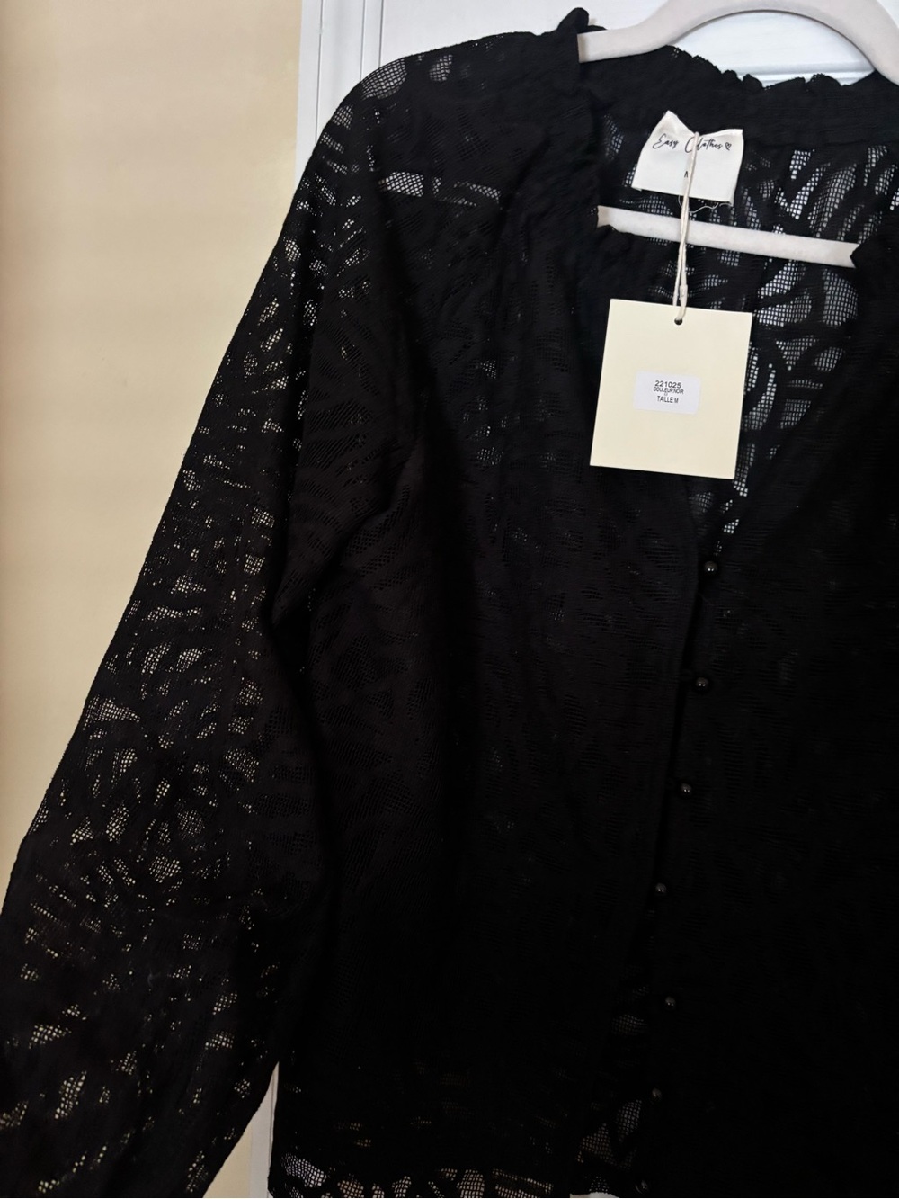 Easy Clothes Black Salima Blouse